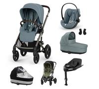 CYBEX - Poussette Trio Talos S Lux + Siège auto Cloud G Plus + Nacelle S Lux + Base G Set XL Stormy Blue