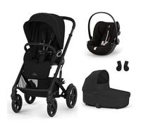CYBEX - Poussette Trio Talos S Lux + Siège auto Cloud G3 Plus + Nacelle S Lux Moon Black