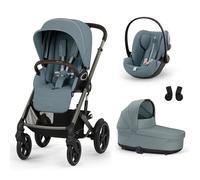 CYBEX - Poussette Trio Talos S Lux + Siège auto Cloud G3 Plus + Nacelle S Lux Stormy Blue