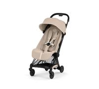 Cybex - Poussette ultra-compacte Coya Confort 2026 - Matt Black Cozy Beige