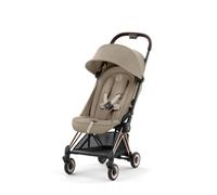 Cybex - Poussette ultra-compacte Coya + garde-corps offert - Rosegold Cosy Beige