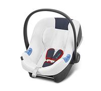Cybex Silver Housse d'été , pour le siège auto coque bébé Aton B i-Size, Blanc