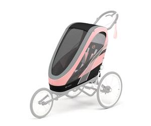 Cybex ZENO Multisport Siège de remorque Rose argenté