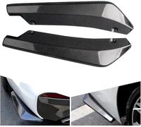 CYBHYAXC 1 Paire Becquet Arrière Diffuseur Pare Chocs Arrière pour Renault Espace IV 2002 2003 2004 2005 2006, Protection Anti-Rayures Aileron Voiture Accessoires,A-Carbon Fiber Style