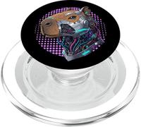 Cyborg Cyberpunk Capybara Cybernetic pour Homme, Femme, Enfant PopSockets PopGrip pour MagSafe