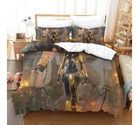 Cyborg Ensemble Housse De Couett Imprim¿¿ D Et Taie D'oreiller ,Ultra Doux Microfibre Hypoallerg¿¿Nique £¬Ensemble Housse De Couette Avec Fermeture ¿¿Clai