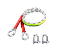 CYBSFKJ Corde de remorquage, Corde de remorque, Grande allongement, Sangle de remorquage, Cordes de récupération Professionnelles for Sable, Neige, fossé, Marais(3M5 Tons)