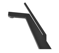 CYBSFKJ Pistolet de lavabo gris/noir, robinets de lavabo de salle de bains, robinets de lavabo mélangeur froid et chaud, accessoires de rénovation de salle de bains(Black)