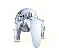 CYBSFKJ Robinet mitigeur en cuivre, 1 pièce, chauffe-eau électrique monté en Surface, interrupteur de douche, sortie d'eau froide et chaude, accessoires de salle de bains(Down)