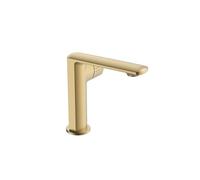 CYBSFKJ Robinets de lavabo sous le comptoir, Style court/haut, noir gris/or/blanc/Chrome mélangeur chaud et froid, robinets en cuivre, accessoires de salle de bains(High- gray)