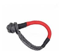 CYBSFKJ Treuil de 20 tonnes, 17,7 kg, résistance à la rupture, manille synthétique souple for la récupération de véhicules tout-terrain, VTT, UTV, SUV(Red 1pc)