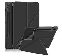 CYBXJG Étui à rabat avec support pour tablette Samsung Galaxy Tab S9+/S9 Plus 12,5" X810 X816B X818U Noir