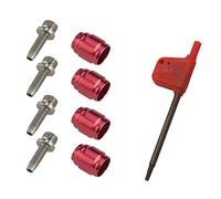 CYCEARTH 4 Ensembles de vélos Olive Connexion Insérer Huile Kit de Fixation pour Avid Sram vélo à Disque hydraulique StealthamaJig Flexible de Frein Stealth-A-MAJIG Installation Rapide