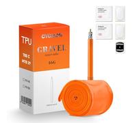 CYCLAMI Gravier Chambre à Air 700C x 32-47C TPU Ultra Légère 46g Chambre à air de vélo - Valves Presta 45/65mm-Chambre a Air TPU 28 Pouces-Chambre 29 MTB (1P-700c X 32-47c (45mm Valve))