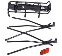 Cycle Back -Rack, Rack À Vélo - Carrier Arrière en en en Aluminium - Adaptabilité Étendue. Support De Remplacement Le Plus Libre Rapide avec Un Réflecteur, Support De Balayage, Charge