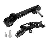 Cycle Chain Tensioner | 7 Speed CNC Machined Aluminum Alloy Derailleur Replacement for P Line11 30T Flywheel | Prevents Chain Loss/Reduces Friction/Easy Installation (Black)