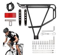 Cycle de bagages cycliste | Raquette arrière de cycle multifonction en alliage d'aluminium, grille arrière de cycle résistante à l'usure, excellent porte-gobelet en alliage d'aluminium P