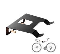 Cycle de cycle - Rack de garage horizontal robuste pour les vélos de montagne, construction en acier avec tenue sécurisée, rangement mural pour la route hybride à l'intérieur, 12,01 pouces