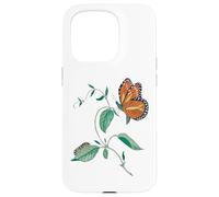 Cycle de métamorphose du Papillon monarque Coque pour iPhone 15 Pro