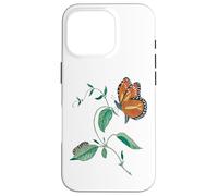 Cycle de métamorphose du Papillon monarque Coque pour iPhone 16 Pro