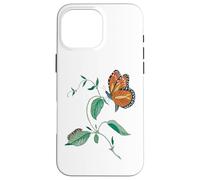 Cycle de métamorphose du Papillon monarque Coque pour iPhone 16 Pro Max