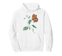 Cycle de métamorphose du Papillon monarque Sweat à Capuche