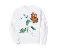 Cycle de métamorphose du Papillon monarque Sweatshirt