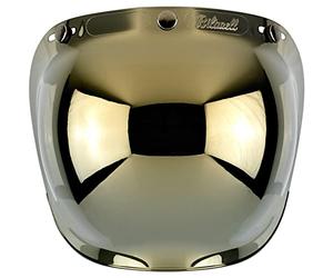 Cycle de Orange pièces anti-buée Bubble casque visage Miroir Shield par Biltwell