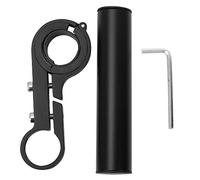 Cycle Flashlight Mount | Aluminum Alloy Handlebar Torch Holder Bracket | Stable Cycling Extender Clip Clamp for Cycling/Night Riding/Commuting | Robust & Easy Install