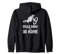 Cycle Hard Or go Home vélo en Saut VTT Sweat à Capuche
