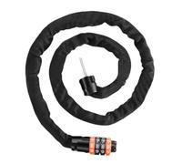 Cycle Lock Cable, Long Security Resettable Locks, 38,19 pouces 4-Digit Combination Cables Motorcycle, Keyless Locks for Scooter, Gate, Door, Fence Protection, Black