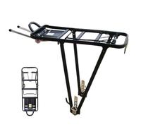 Cycle Rack for Back- Réglable V Shaped Rear Carrier, Aluminum Alloy Support Frame | Quick Release Pannier Stand, Heavy Duty Riding Luggage Holder Bike Rack for Shopping, Commuting