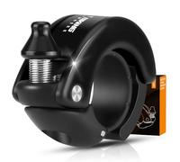 CYCLESPEED Sonnette de vélo - Sonnette de vélo - 100 DB - en Alliage d'aluminium - pour VTT électrique - 22,2 mm - Noir - 1