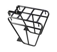 Cycling Cargo Rack, Front Pannier Touring Carrier with Stand Footstock, Easy-to-Install Bike Luggage Holder, Perfect for Road Trip Gear, Commuting Essentials, Outdoor Riding Equipment