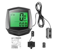 Cycling Computer, Waterproof Speed Tracker, 1.73x1.93x0.59 inches, Odometer, Automatic Up Function, Sturdy Design, Easy Installation, Distance Measurement, Bike Accessories, Ideal for Cycling