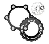 Cycling Disc Brake Hub, 6 Bolt Universal Rotor Adapter, Bike Disc Mount For Reliable Braking Setup, Precision Metal Engineering, Bicycle Repair Component, Travel Work Hiking Riding