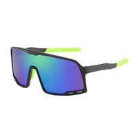 Cycling Glasses Sports Sunglasses Men's And Women's UV400 Big Frame Running Bike Fishing Goggles(J)