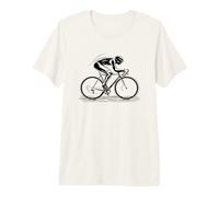 Cycling Guy Drawing Bike Lover Cyclism T-Shirt Haut de Gamme