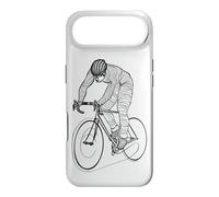 Cycling Guy One Line Drawing Cyclist Coque pour iPhone Air