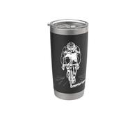 Cycling Guy Sketch Mountain Bike Gobelet isotherme en acier inoxydable double paroi