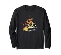 Cycling Guy Vintage Biker Manche Longue