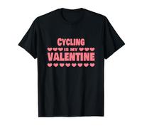 Cycling is My Valentine Saint-Valentin Cycliste drôle T-Shirt Graphique avec Valeur
