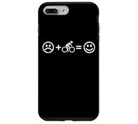 Cycling Makes Happy Funny Bicycle Lover Cycliste Sport Fan Coque pour iPhone 7 Plus/8 Plus