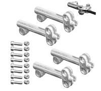 Cycling Mudguard Bracket 4 Pieces Adjustable Universal Support Rod | Bike Modification Parts for Extension Fixing Screws Clamp Holder Front Back Tire Cycling