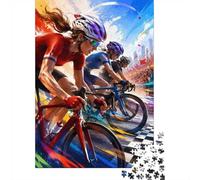 Cycling Race Sport Puzzle, 1000 Pièces Jeu Difficile pour Adultes