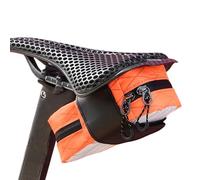 Cycling Saddle Bag - Bike Storage for Outdoor Travel | Nylon Polyester with Waterproof Build, 16x9.5x6cm Compact Size, Under Seat Organizer, Pouch for Adult Riders, Men Women Camping