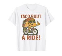 Cycling Taco Funny Gravel Road Bike Rider Cyclist Bicycle T-Shirt