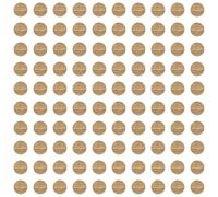 cyclingcolors 100x Cache vis adhésif Autocollant diamètre 14 mm Protection Bouchon Trou obturateur Meuble Table Chaise Maison, Chêne américain