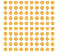 cyclingcolors 100x Cache vis adhésif Autocollant diamètre 14 mm Protection Bouchon Trou obturateur Meuble Table Chaise Maison, Jaune