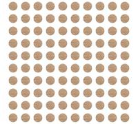 cyclingcolors 100x Cache vis adhésif Autocollant diamètre 14 mm Protection Bouchon Trou obturateur Meuble Table Chaise Maison, Chêne doré